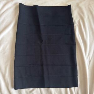 BCBGMaxAzria Black Pencil Skirt